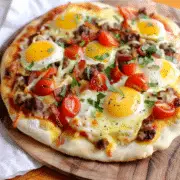 Breakfast Pizza Recipe - elianarecipes.com