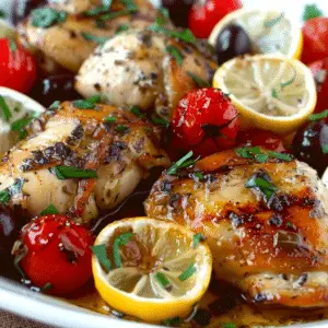 Greek Lemon Chicken Recipe - elianarecipes.com