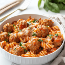 Dump And Bake Meatball Casserole Recipe