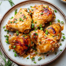 Skillet Bang Bang Chicken Thighs Recipe