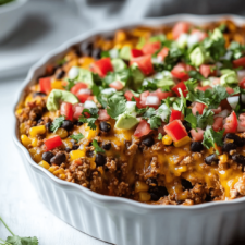 Taco Casserole With Tortillas Recipe