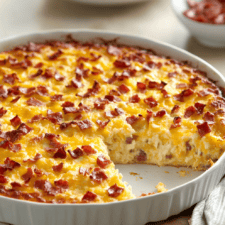 Cheesy Amish Breakfast Casserole Recipe
