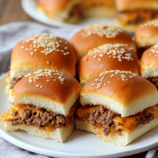 Easy Cheeseburger Sliders Recipe