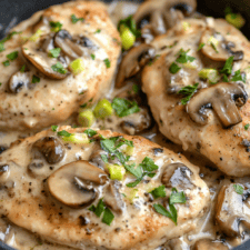 Mushroom Asiago Chicken Recipe