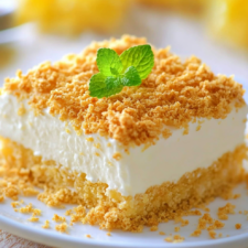 No-bake Pineapple Cream Dessert Recipe