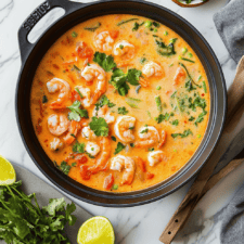 Quick And Spicy Shrimp Soup Recipe