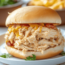 Crock Pot Ranch Chicken Sandwiches Recipe