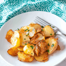 Oven Fried Potatoes & Onions Recipe