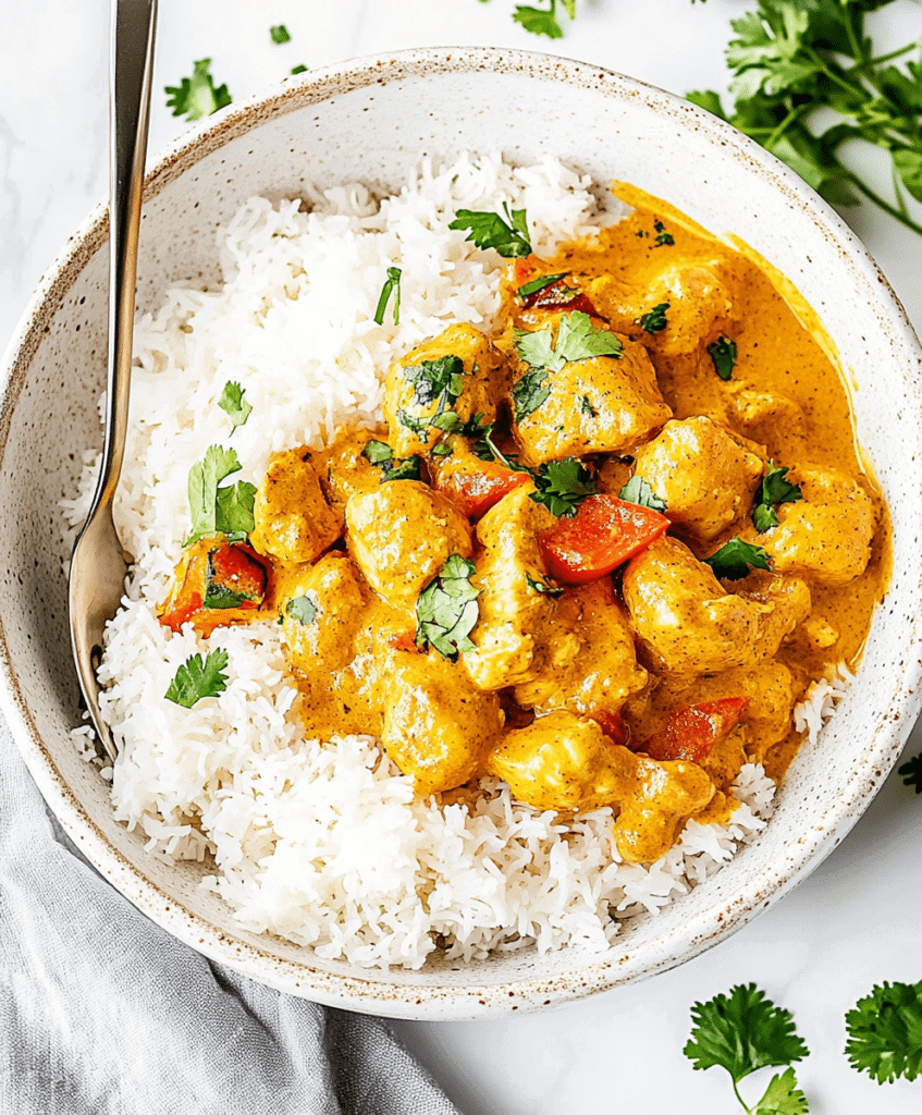 Coconut Curry Chicken Recipe - elianarecipes.com