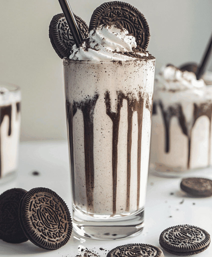 Oreo Milkshake Recipe - elianarecipes.com