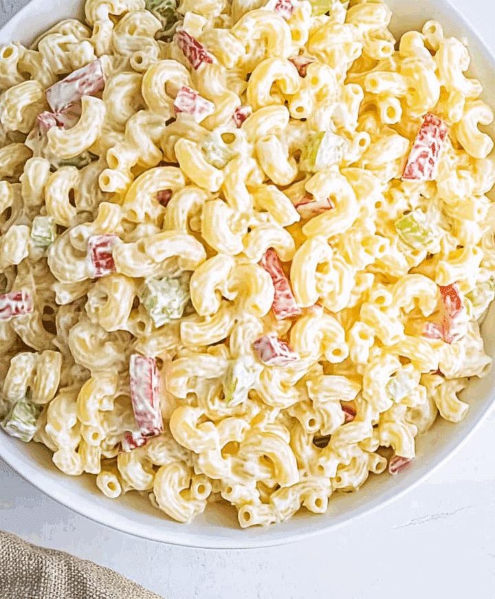 Classic Macaroni Salad Recipe - elianarecipes.com