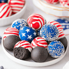 Patriotic Oreo Balls Recipe