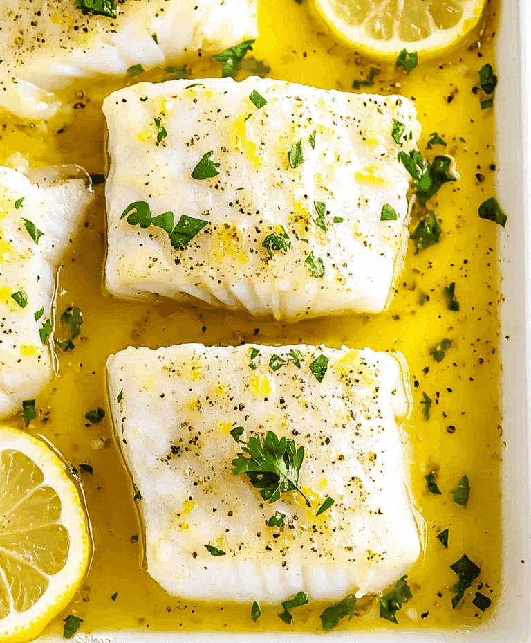 Summer Cod Fish Summer Lemon Butter Baked Cod Seafood Recipe - elianarecipes.com